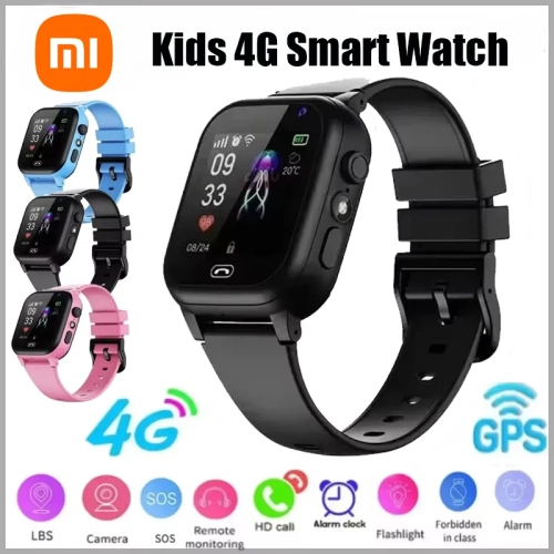 Xiaomi MIJIA Kids 4G Smart Watch Sim Card Call SOS G...