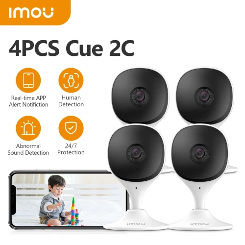 4PCS IMOU Indoor Security Camera Wi-Fi IP Security S...