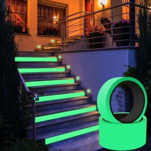 Self-adhesive Luminous Safety Tape, DIY Decorative G...