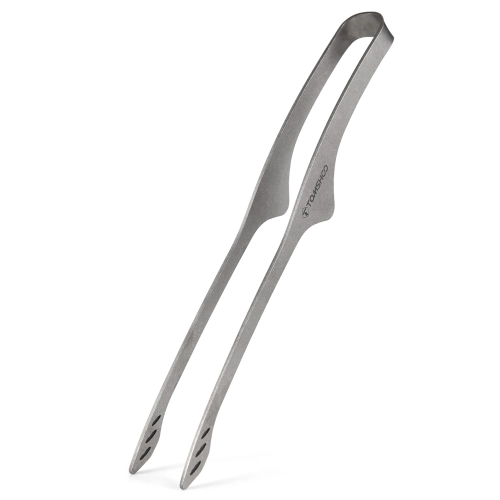 9.2 Inch Lightweight Titanium Tongs BBQ Grill Tongs ...