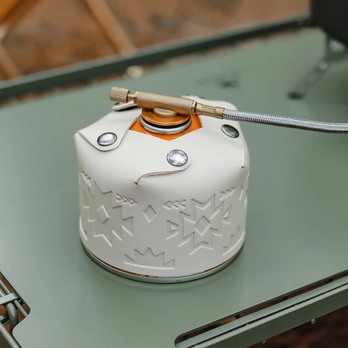 Leather Gas Canister Protective Cover One-piece Gas ...