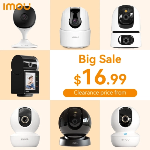 IMOU Indoor Camera Home CCTV Surveillance  360° PTZ ...
