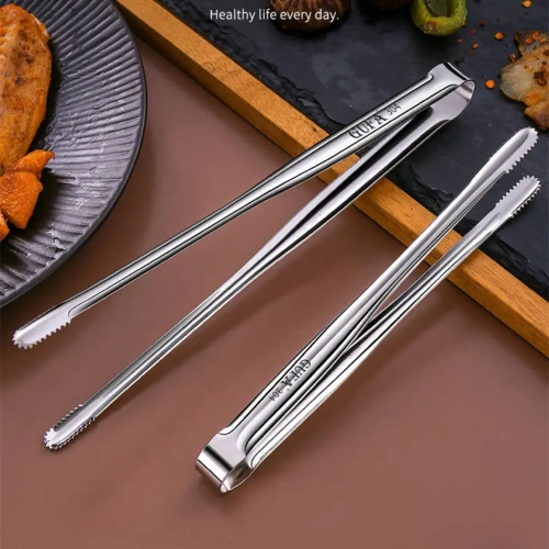 Grill Tongs Meat Culinary Nippers Camping Dishes Sta...