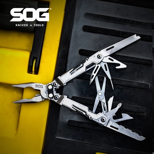 SOG PowerPint 18-in-1 Multitool with Folding Pliers,...