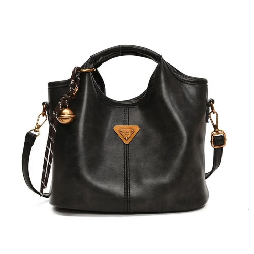 Trendy Korean Style Fashion Casual Soft Leather Dump...