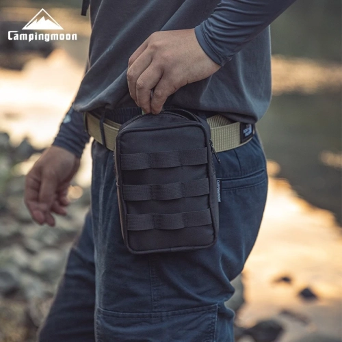 CAMPINGMOON BK-15 Outdoor Black Polyester Waterproof...