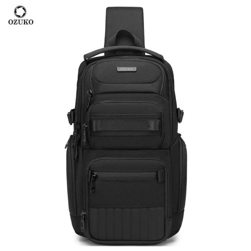 Free shipping ozuko new waterproof men's chest bag t...