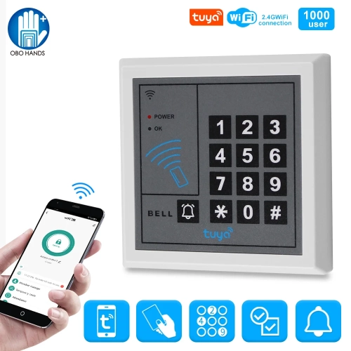 WiFi Tuya Access Control Keypad 125KHz RFID Standalo...