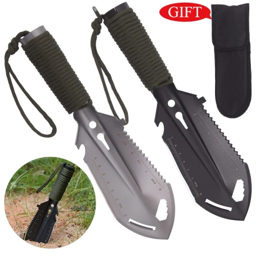 Portable Camping Engineer Shovel Outdoor Stainless S...