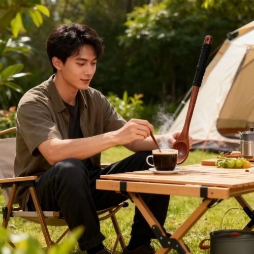 Wooden Dining Set Spoon Chopsticks Fork set Natural ...