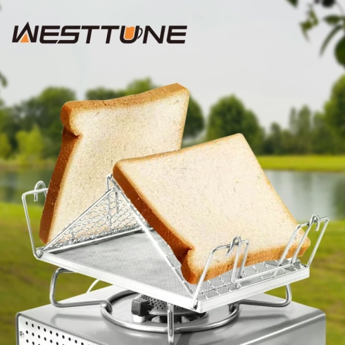 WESTTUNE Folding Camping Stove Toaster Outdoor Multi...