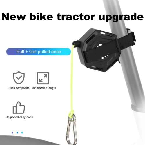 Portable Bicycle Tow Rope Bicycle Traction Rope Moun...