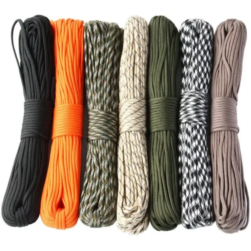 7 Cores 550 Paracord Cord 5 15 30 M Dia.4mm For Outd...