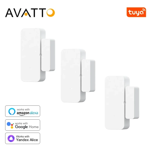 AVATTO Tuya WiFi Door Sensor Smart Door Window Detec...