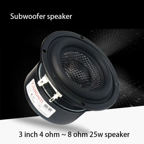 25~40W 3 Inch Speaker Unit 4~8ohm Woofer Subwoofer S...
