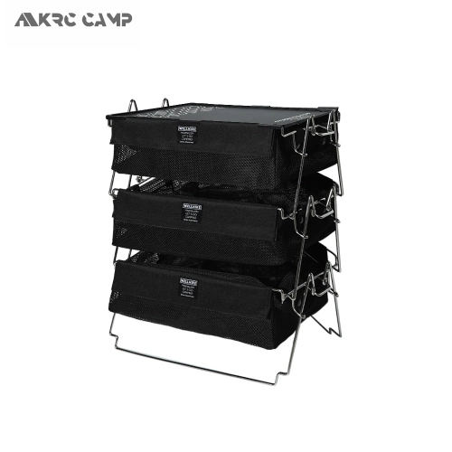 New Outdoor Camping Storage Basket Tactical Wind Det...