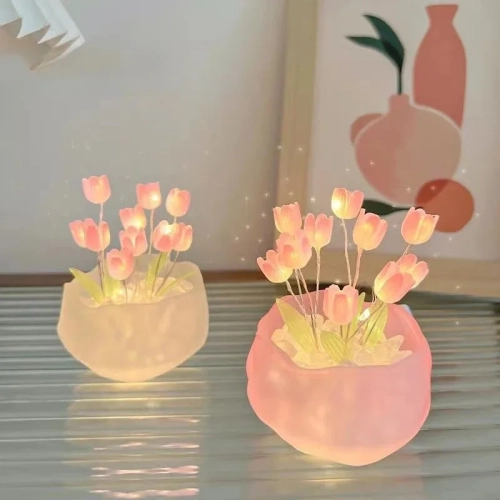 Pumpkin Cup Tulip DIY Night Light – Romantic Tulip &...