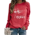 Animal Print Crew Neck Sweater - European & American Style