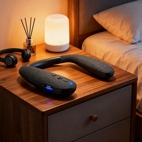 12H Playtime Neck-MountLouspeaker 2x3W Neckband Blue...