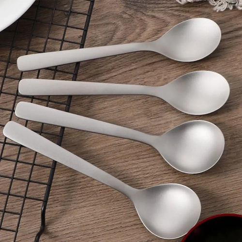 New Portable Titanium Spoon Long Handle Environmenta...
