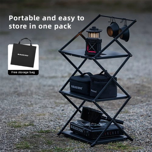 Blackdog Outdoor Multifunctional Shelf Camping Folda...