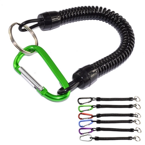1PC Tactical Spring Rope Buckle Carabiner Outdoor Hi...