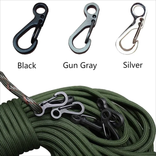10Pcs/lot Mini Carabiner Keychain Camping Gadgets ED...