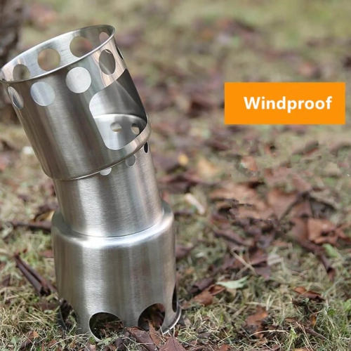 Portable Outdoor 304 Stainless Steel Wood-burning St...