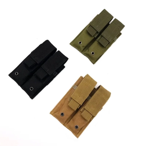Tactical Magazine Pouch Double Pistol Mag Bag Molle ...