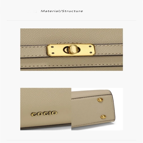 COCIO designer Shoulder Bags New Handheld Solid Colo...