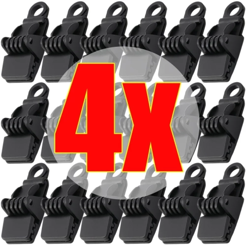Tent Clips Heavy Duty Windproof Tarp Clamps Locking ...