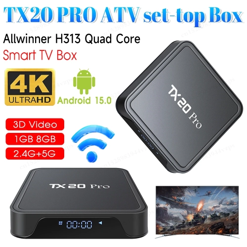 TX20 PRO Android 15.0 Media Player Smart TV Box Allw...