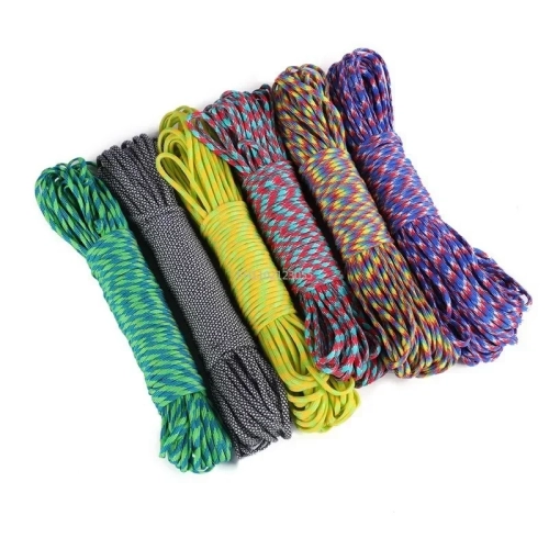 7 Cores Paracord Cord 3M Dia.4mm For Outdoor Camping...