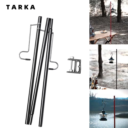 Camping Light Stand Ultralight Table Lantern Lamp Ha...