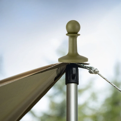 Lightning Proof Cap Camping Tent Pole Awning Rod Sup...