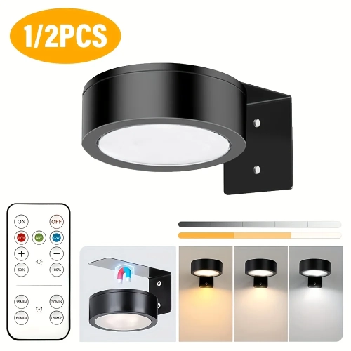 1/2PCS Wall Picture Light, Remote Control LED Painti...