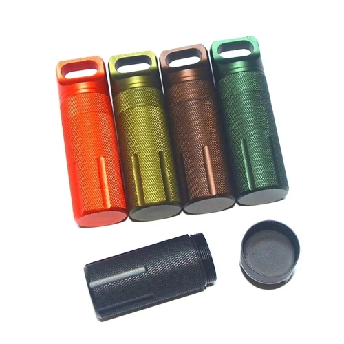 New Aluminum EDC Survival Kit Waterproof Seal Bottle...