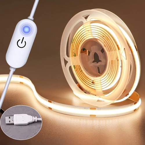 COB Lights LED Strip Touch Dimmer Flexible Diode Tap...