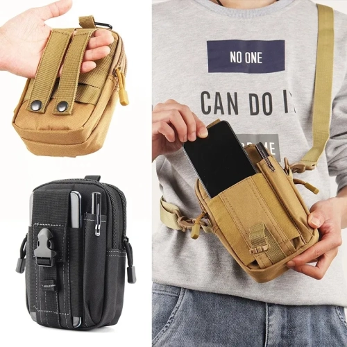 Men's Belt Bag Outdoor Waist Bag Bag Waterproof Camo...