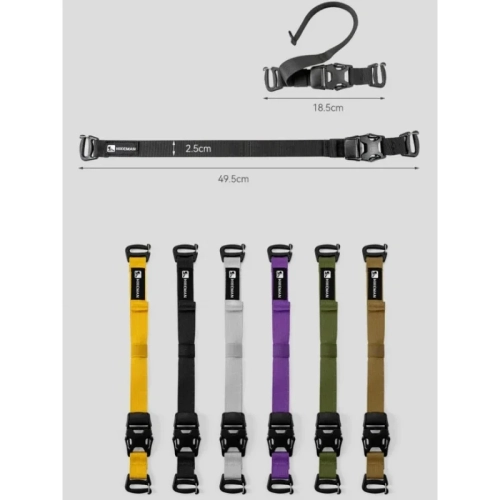 HIKEMAN Outdoor Luggage Straps – Adjustable Buckle-T...