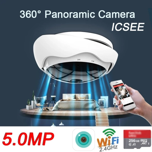 Xmeye ICsee Remote Monitoring Infrared 5MP Indoor 25...