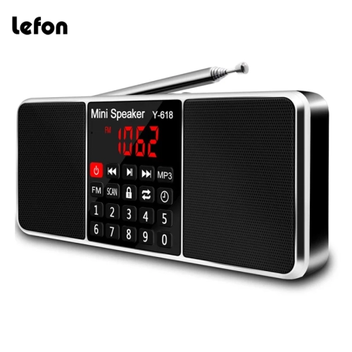 Lefon Digital FM Radio Receiver Speaker Stereo MP3 P...