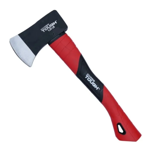 Hyper Tough 1.25lb Camp Axe with Double Injection Fi...