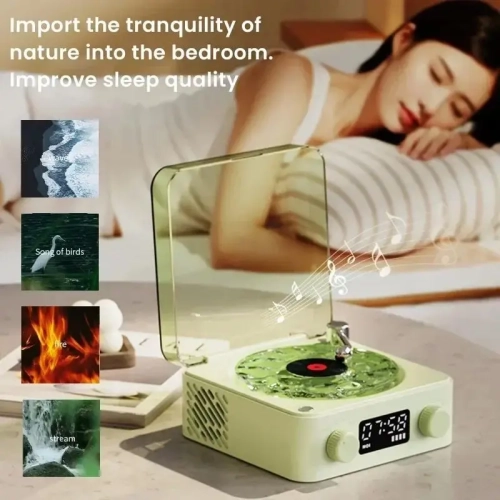 Portable Vintage Sleep Aid Bluetooth Speaker Mini Re...