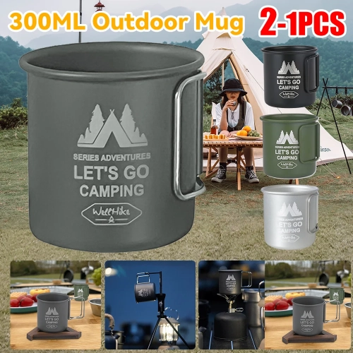 300ml Camping Aluminium Alloy Cup Beer Coffee Mug Ca...