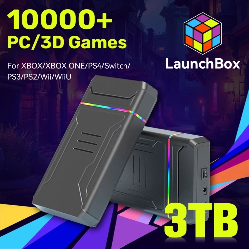 JMachen Launchbox 3TB Gaming HDD Video Game Console ...