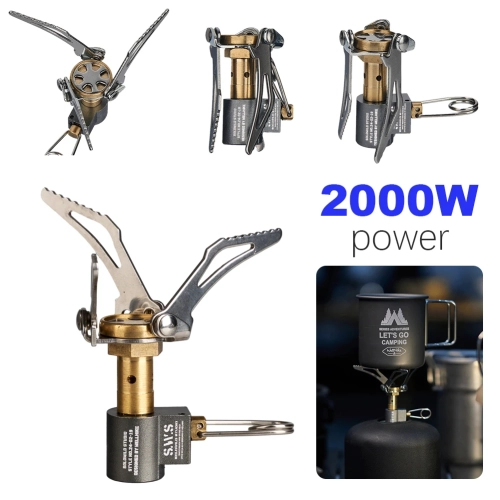 Folding Camping Stove Camping Stove Stand Burner Lig...