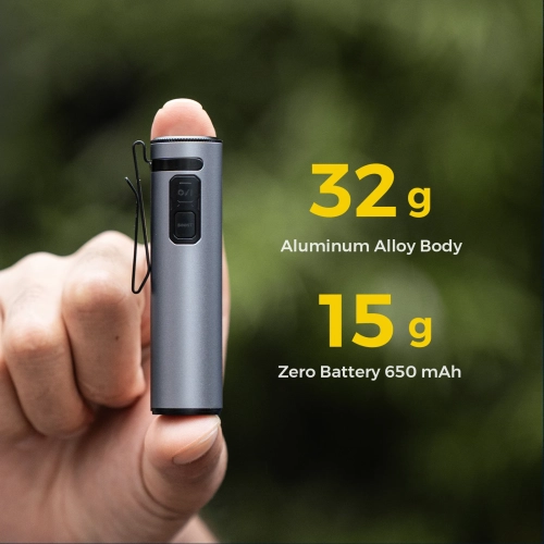 FLEXTAIL ZERO FLASHLIGHT - 47g 1200 Lumens EDC Flash...