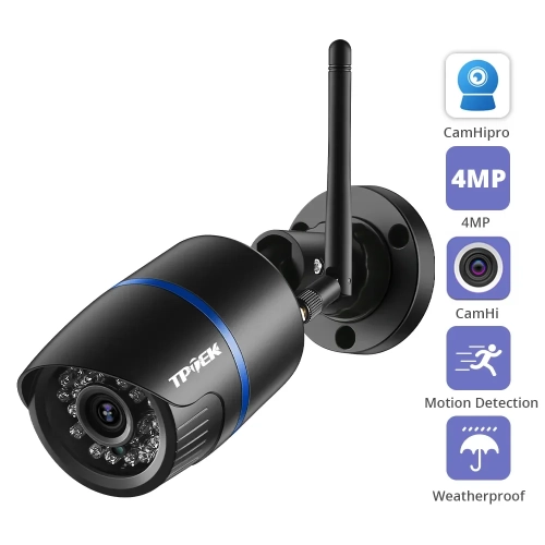 4MP 1080P IP Camera Outdoor WiFi Security Camera Wir...