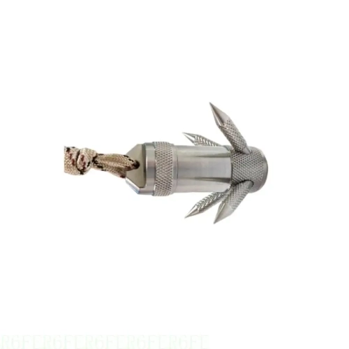 R6FE Grappling Hook Survival Hook Steel Outdoor Claw...